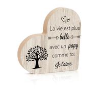 Cadeau Grand Pere Cadeau Papy Noel Décorations en Bois Cadeau Papi Idee Cadeau Grand Parents Cadeau pour Papy Cadeaux Grands Parents Cadeau pour Grand Pere Bonne Fete Papy Fete des Grand Pere