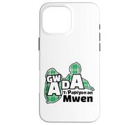 Cadeau Guadeloupe Gwada Ti Papiyon an Mwen - Humour Créole Coque pour iPhone 16 Pro Max