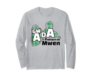 Cadeau Guadeloupe Gwada Ti Papiyon an Mwen - Humour Créole Manche Longue