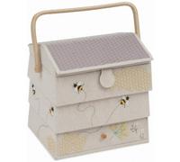 Cadeau Hobby - Boîte à couture ruche avec tiroir - Premium Novelty Collection - 23,5 x 30 x 30 (d/l/h) cm