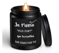 Cadeau Homme Amour Cadeau Saint Valentin pour Homme Bougie Parfumées Cadeaux Anniversaire Noel ST Valentin pour Amoureux, Petit Ami, Mari, Couple