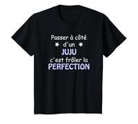 Cadeau Homme Humour Julien Parfait Juju T-Shirt, Enfant, Noir, 6 Ans