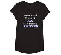 Cadeau Homme Humour Julien Parfait Juju T-Shirt, Fille, Noir, S