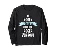 Cadeau Homme Humour Prénom Personnalisé Roger Manche Longue