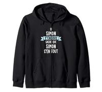 Cadeau Homme Humour Prénom Personnalisé Simon Sweat à Capuche