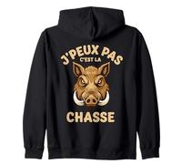 Cadeau Homme J’Peux Pas C’est La Chasse Sanglier Humour Sweat à Capuche