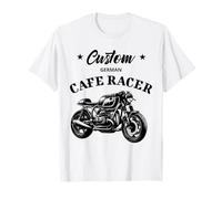 Cadeau Homme Motard Moto German Cafe Racer T-Shirt