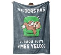 Cadeau Homme Noel, Cadeau Homme Anniversaire, Plaid Cadeau pour Homme Humour, Idee Cadeau Homme, Cadeau Noël Homme, Fete des Peres, Cadeau Mari Papa Grand Pere Papy Son, Idée Cadeau de Noël