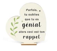 Cadeau Homme Original Wooden Ornamente Cadeau Anniversaire Homme Cadeaux Fete des Peres pour Papa Papy Grand Pere Cadeaux Noel pour Pere Son Copain Tonton Collegue Beau Pere Beau Frere Parrain Maitre