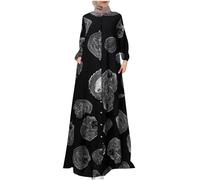 Cadeau Homme,Robe Femme Musulmane Femme Dubai Islamique Luxe Kaftan Marocaine Caftan Robe Musulmane Mariage Grande Taille Robe Longue Abaya Manche Longue Islamique Robe Orientale Sari Indien