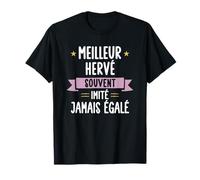 Cadeau Homme Unique Humour Prénom Personnalisé Hervé T-Shirt