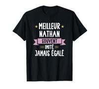 Cadeau Homme Unique Humour Prénom Personnalisé Nathan T-Shirt