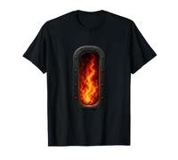 Cadeau Hublot Brasier Feu Flamme 3D Trompe-l’Œil Steampunk T-Shirt