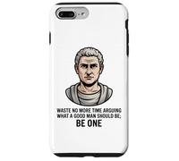Cadeau Humoristique avec Citation stoïque philosophie pour Hommes, Femmes, Enfants Coque pour iPhone 7 Plus/8 Plus