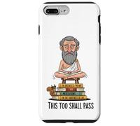 Cadeau Humoristique avec Citation stoïque philosophie pour Hommes, Femmes, Enfants Coque pour iPhone 7 Plus/8 Plus