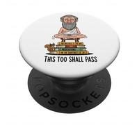 Cadeau Humoristique avec Citation stoïque philosophie pour Hommes, Femmes, Enfants PopSockets PopGrip Adhésif