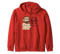 Cadeau Humoristique avec Citation stoïque philosophie pour Hommes, Femmes, Enfants Sweat à Capuche