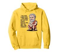 Cadeau Humoristique avec Citation stoïque philosophie pour Hommes, Femmes, Enfants Sweat à Capuche