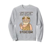 Cadeau Humoristique avec Citation stoïque philosophie pour Hommes, Femmes, Enfants Sweatshirt