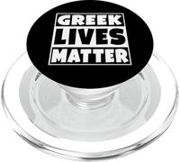 Cadeau Humoristique « Greek Lives Matter » PopSockets PopGrip pour MagSafe