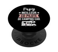 Cadeau Humoristique pour Grand-père Amateur de Voyage PopSockets PopGrip Adhésif