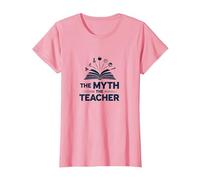 Cadeau Humoristique pour Homme Teachers The Myth The Legend T-Shirt, Femme, Rose, 3XL