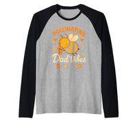 Cadeau humoristique pour papa, ruche, abeille rurale Manche Raglan