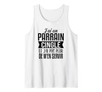 Cadeau Humoristique pour Parrain - I Have A Cinglé Godfather Débardeur