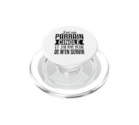 Cadeau Humoristique pour Parrain - I Have A Cinglé Godfather PopSockets PopGrip pour MagSafe