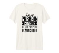 Cadeau Humoristique pour Parrain - I Have A Cinglé Godfather T-Shirt Haut de Gamme