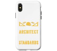 Cadeau Humoristique rétro avec Inscription « If You Date an Architect Raise Your Hand » Coque pour iPhone X/XS