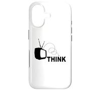 Cadeau Humoristique - Think Outside The Idiot Box TV - Média Coque pour iPhone 17