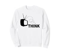 Cadeau Humoristique - Think Outside The Idiot Box TV - Média Sweatshirt