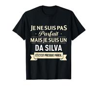 Cadeau humour Da Silva nom de famille T-Shirt