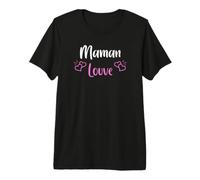 Cadeau Humour Femme Maman louve T-Shirt Haut de Gamme
