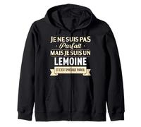 Cadeau Humour Lemoine nom de Famille Sweat à Capuche