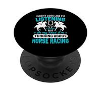 Cadeau « I Might Look Like I'm Listening to You But in My Head » PopSockets PopGrip Adhésif