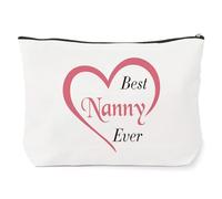 Cadeau idéal pour grand-mère, trousse de maquillage, cadeau d'anniversaire pour grand-mère, cadeau de Noël, blanc, Meilleure nounou