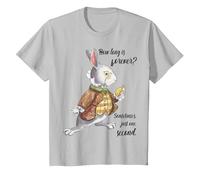 Cadeau inspirant Alice au Pays des Merveilles How Long is Forever T-Shirt, Enfant, Argent, 12 Ans