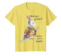 Cadeau inspirant Alice au Pays des Merveilles How Long is Forever T-Shirt, Enfant, Citron, 6 Ans