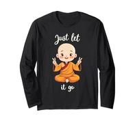 Cadeau inspirant pour Homme et Femme Just Let It Go Manche Longue