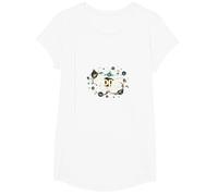 Cadeau inspirant pour infirmière en oncologie Hope in The Darkness T-Shirt, Fille, Blanc, M