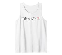 Cadeau introverti en Forme de cœur Débardeur