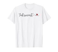 Cadeau introverti en Forme de cœur T-Shirt