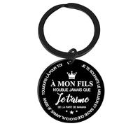 Cadeau Je T'aime Mon Fils Porte Clef Homme Cadeaux De Fils De Maman Cadeau Pour Garçon Porte-Clés