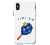 Cadeau Joueur Padel Sport Raquette Passion Terrain Coque pour iPhone X/XS