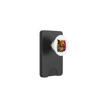 Cadeau Lion Belgique Drapeau Tricolore Identité Esprit Libre PopSockets PopWallet pour MagSafe