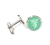 Cadeau Littéraire Inspiré De L'Univers Matrix, Vierge (Douze Signes Du Zodiaque), Boucle De Manchette Porte-Bonheur Personnalisée, Accessoire De Chemise, Pour Comptable, Patron, Femme D'Affaires, M