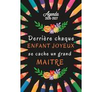 Cadeau maître d'école - Agenda 2026 2027: Planificateur semainier 2026 2027 | Une semaine sur 2 pages
