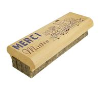 Cadeau Maître d'école - Brosse à tableau en Bois efface le Feutre et la Craie sur Tableaux Noirs et Tableaux Blancs - primaire et maternelle instituteur (Merci Maître)